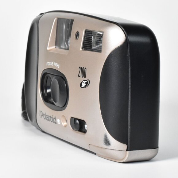 Vintage Polaroid 2100 BF Focus Free 35mm Compact Film Camera - Picture 2 of 11
